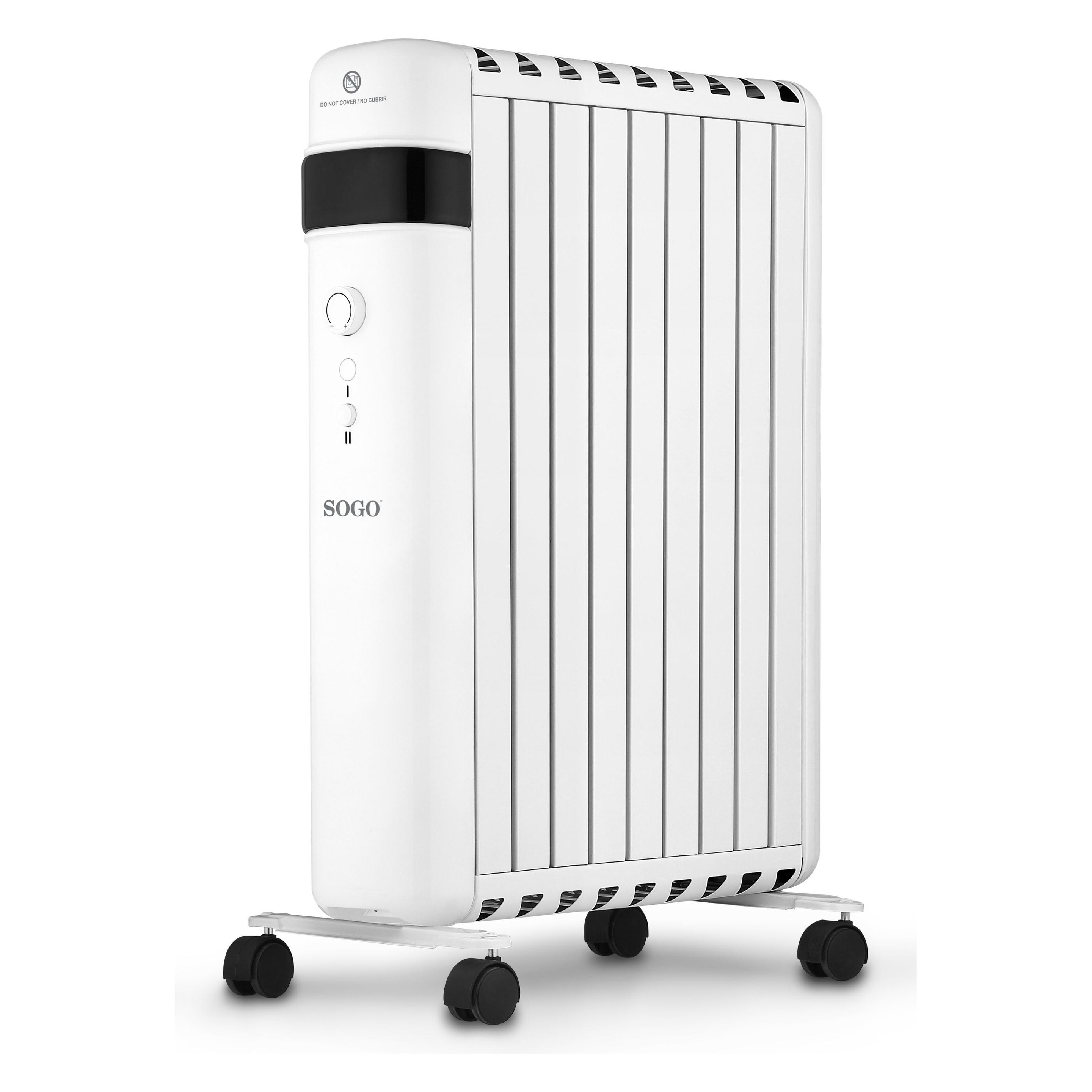 Sogo Heater with 2 Heat Settings and Adjustable Thermostat - 2000 (2000 W) (SOGO094)