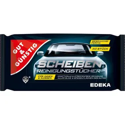 GUT&GÜNSTIG feuchte Reinigungstücher Scheiben 1-lagig