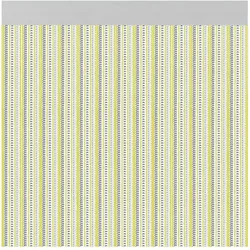 Acudam, Vorhang, Vorhang Brescia Türen Gelb Aussenbereich PVC Aluminium 90 x 210 cm (90 x 210 cm)