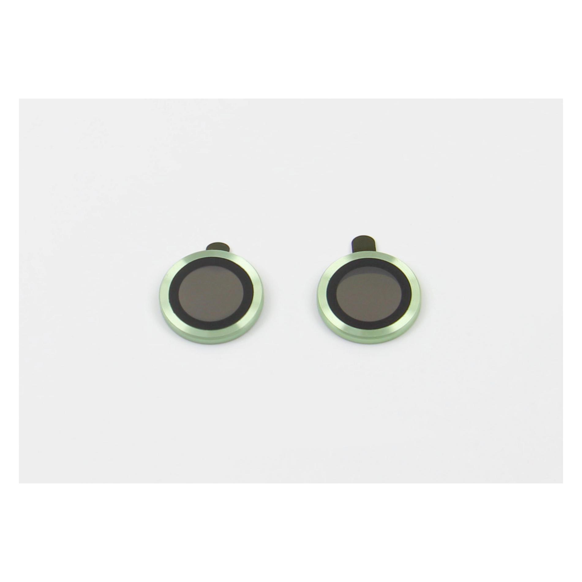 OEM Set of lens glasses for iPhone 17 green (1 Stk., Apple iPhone 17) (65888185)