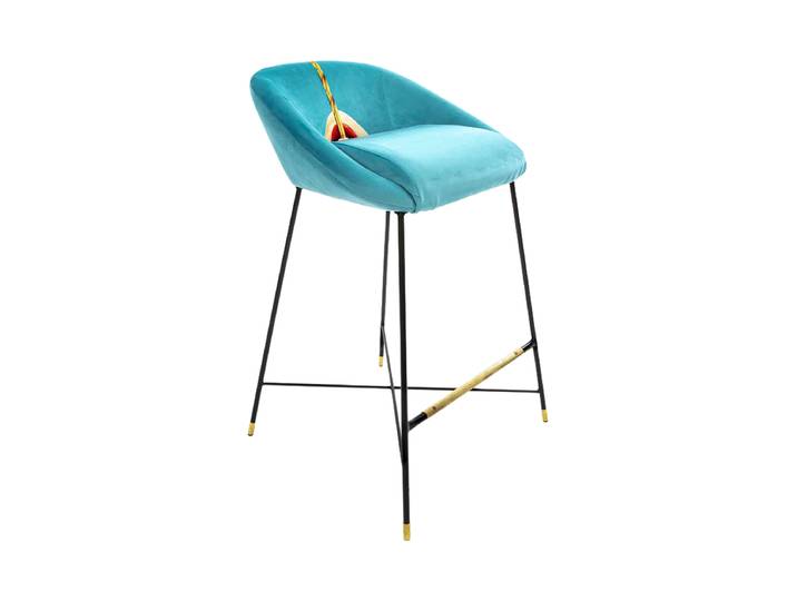 Design Barstuhl „Toiletpaper Drill“ Multicolor Seletti