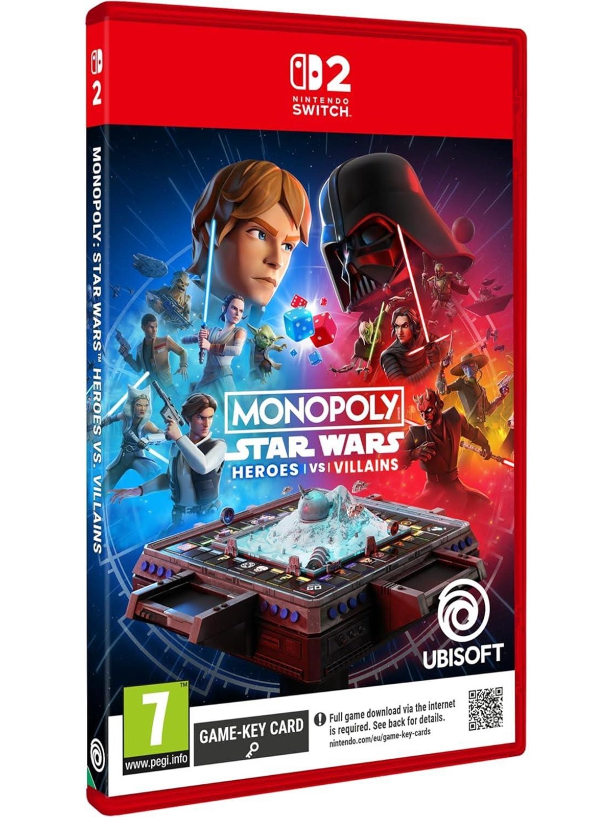 Monopoly: Star Wars Heroes vs. Villains - Nintendo Switch 2 - Brettspiel - PEGI 7