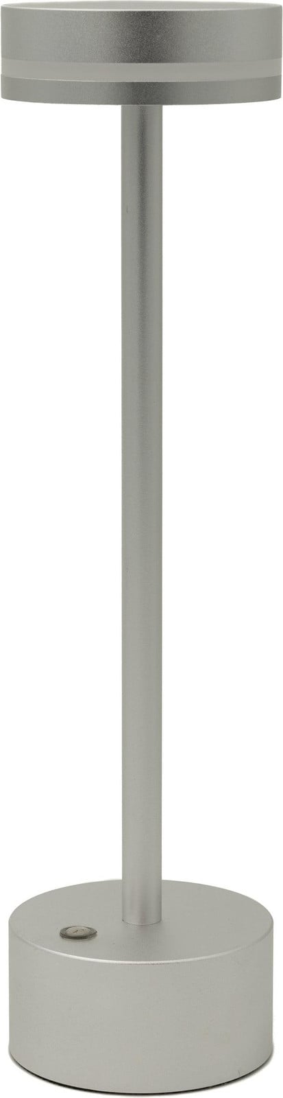 Luxus Europe - Tafellamp Touch Yvette Zilver - Draadloze LED Tafellamp met USB-C oplaadbare batterij