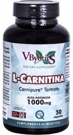 Vbyotics L-Carnitina Carnipure 1000 mg 50 caps
