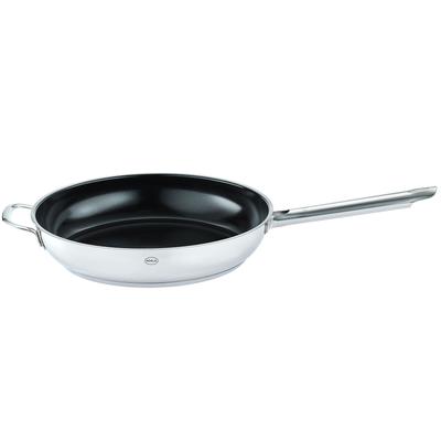 Bratpfanne RÖSLE "PUREELEMENTS Keramik ProCeraPlus", silber (silberfarben), B:33,5cm H:8,4cm L:60cm Ø:32cm, Pfannen, Bratpfanne