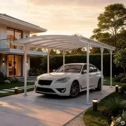 HOME DELUXE Design Carport FALO - 505 x 300 cm Weiß