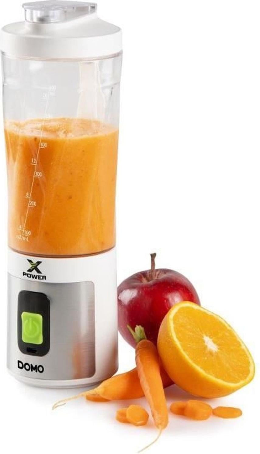 Domo Cordless Portable Blender DO752BL XPOWER 120W 600 ml Wit