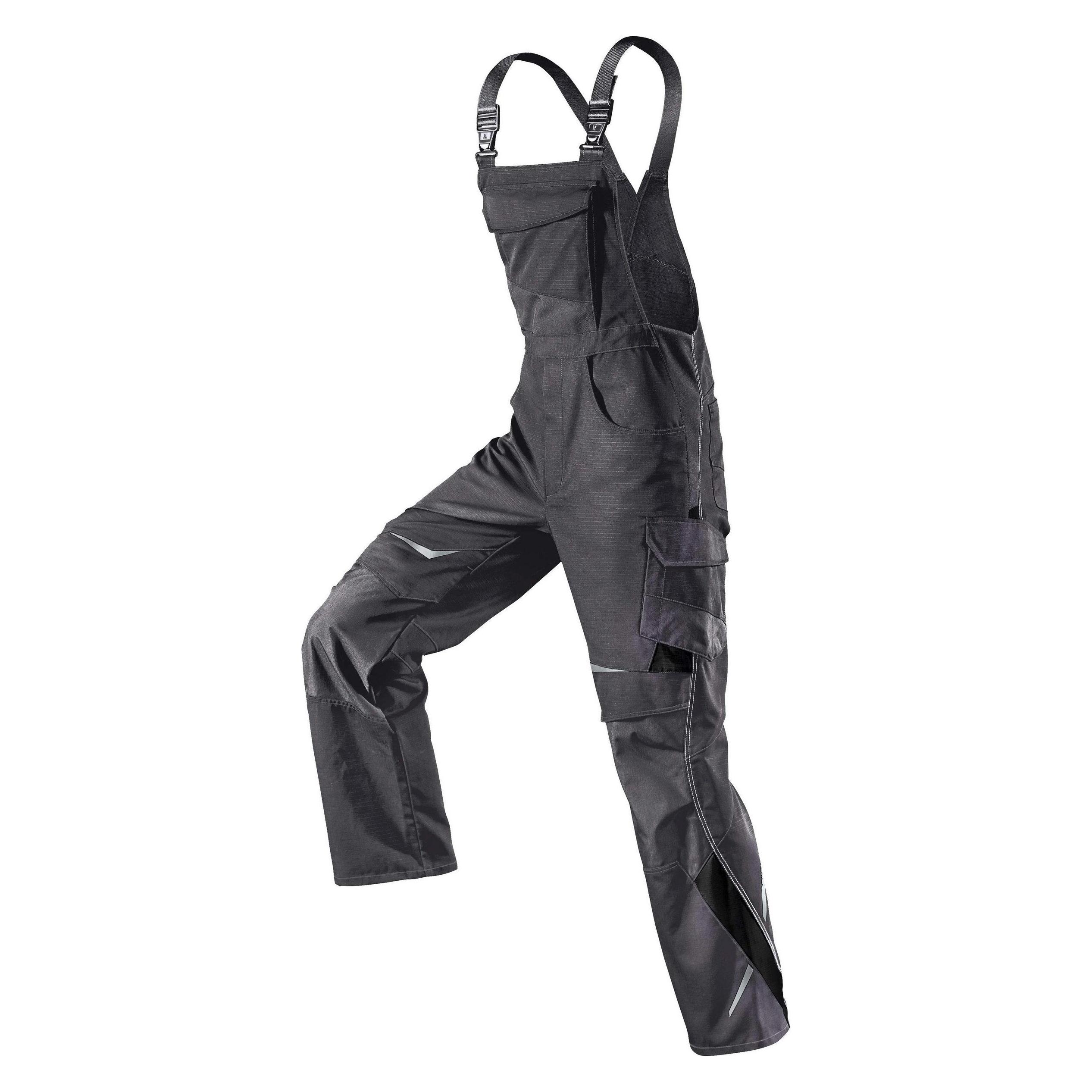Kübler Pulsschlag Latzhose Anthrazit/Schwarz 42 (42) (210141)