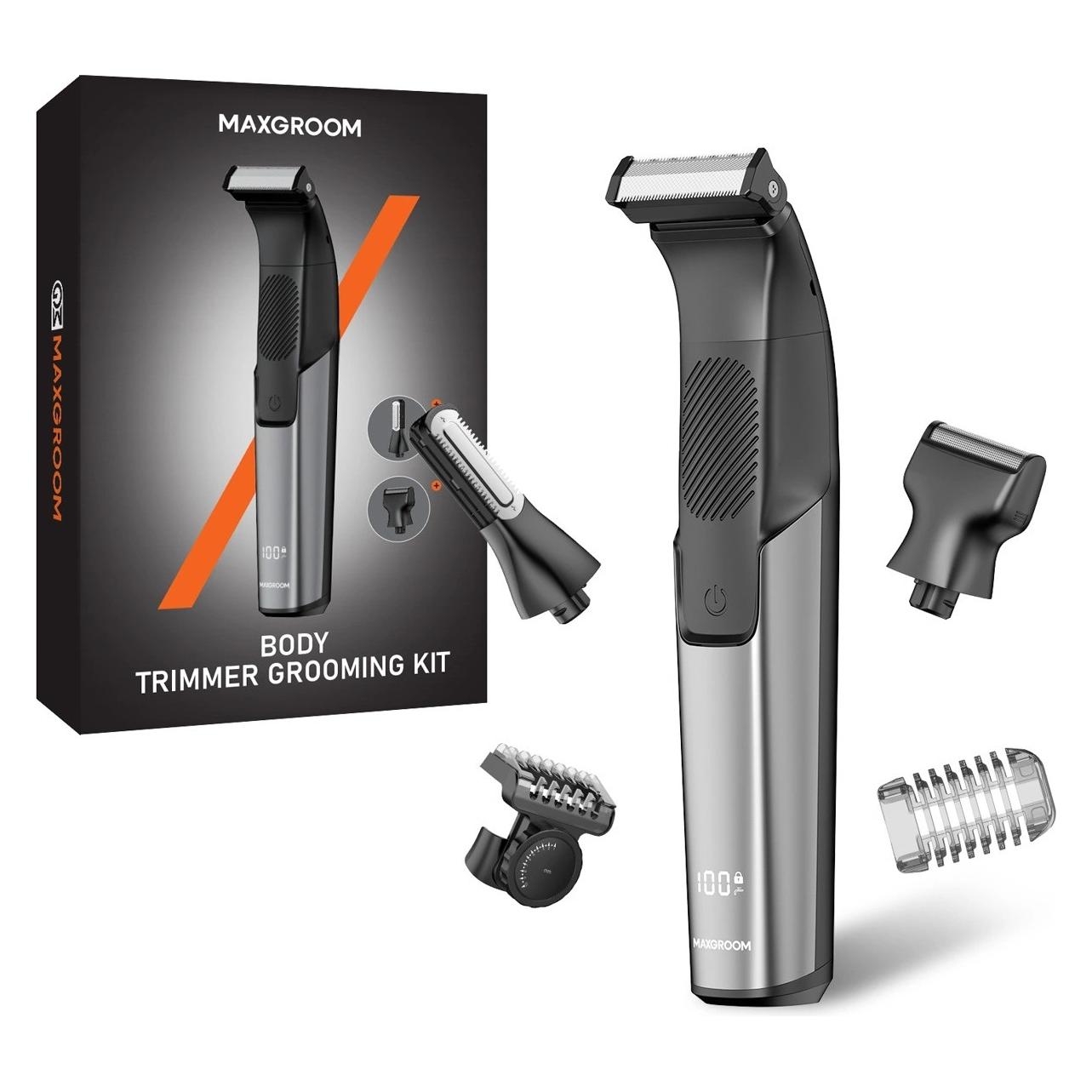 Maxgroom M-319 Multifunktionstrimmer mit austauschbaren Aufsätzen - schwarz (69074810)
