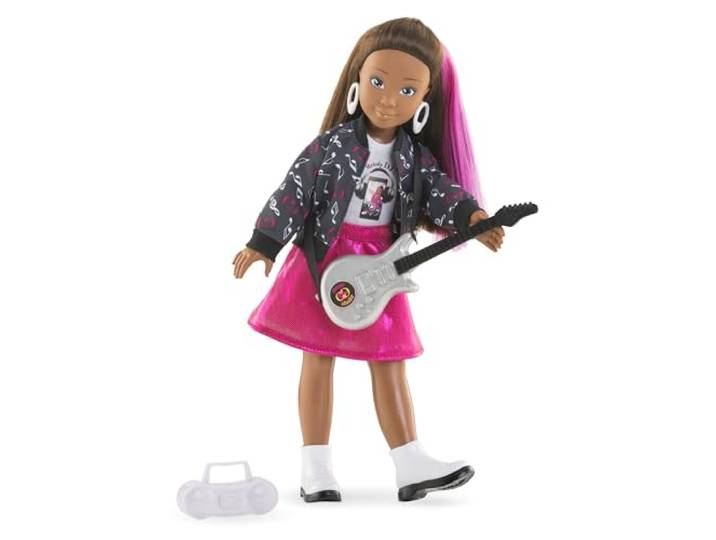 Corolle Girls - Melody Music Studio set, modepop, 4 accessoires, 28 cm, vanaf 4 jaar