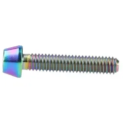 Titanschraube M4x20 konisch oil slick