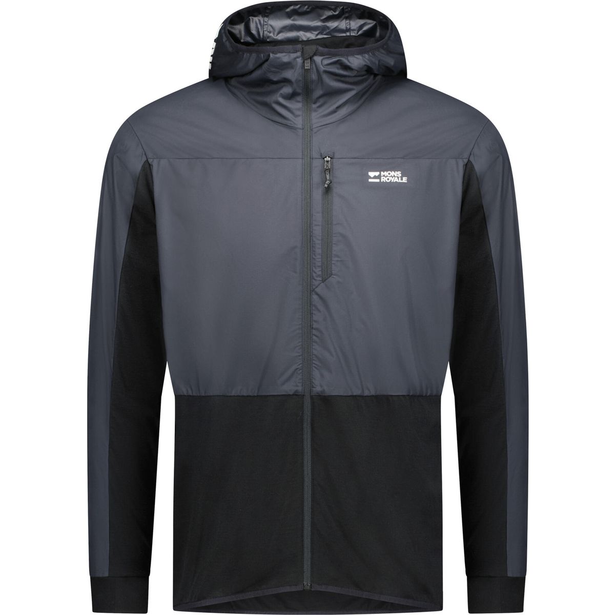 Mons Royale Mens Diversion Merino Wind Jacket black (1) M 100769-1171-001-M