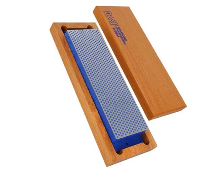 DMT Diamond Whetstone™ Diamant Schleifstein in Holzbox 8 Grob Messerschärfer in Profiqualität 20cm Wetzstein für Messer und Werkzeuge Made in USA W8C