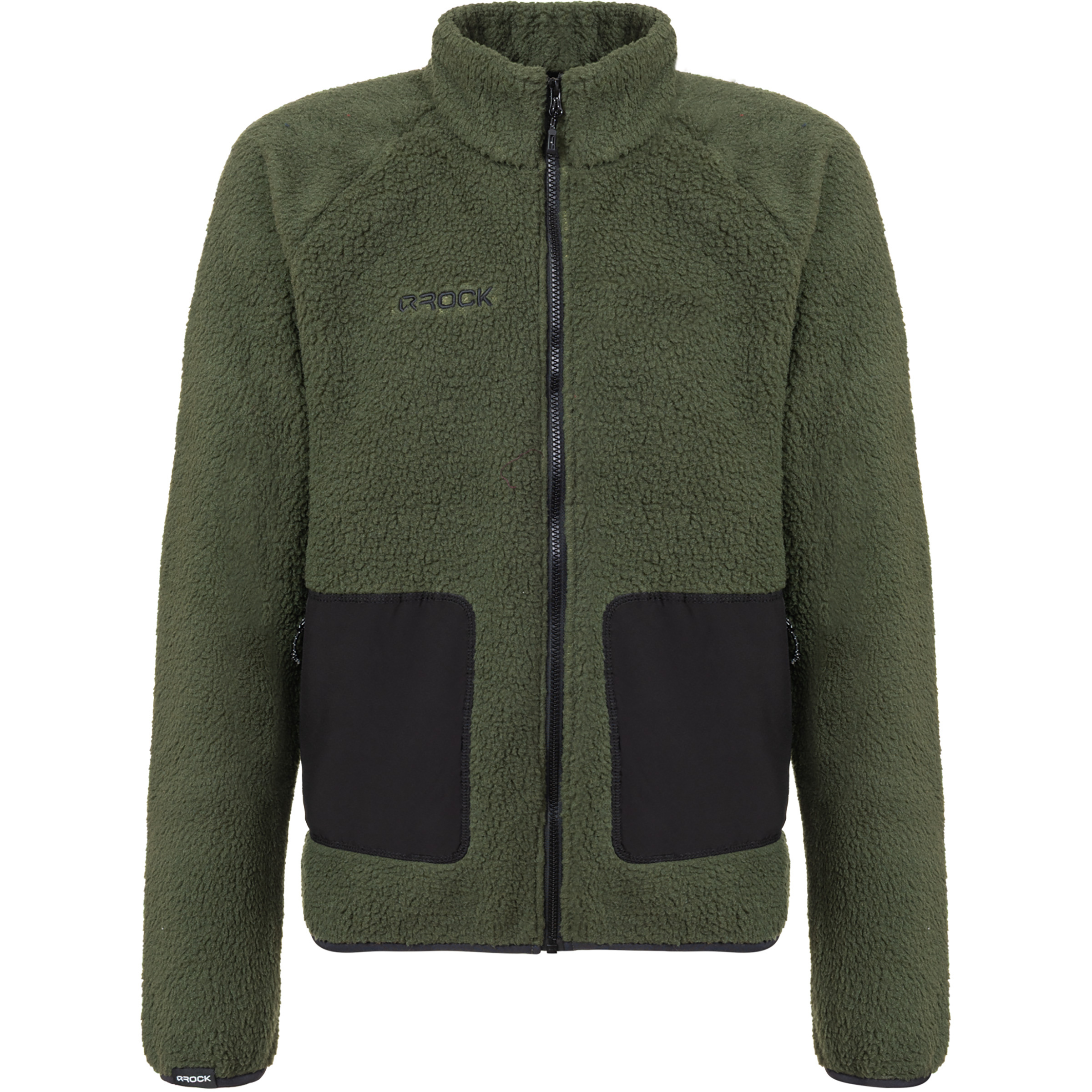 Rock Experience Re.Moose Pass Mock Neck Fleece Herren Fleecejacke schwarz Größe M Trekking