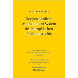 Rentsch:Der gewöhnliche Aufenthalt im S, Fachbücher von Bettina Rentsch