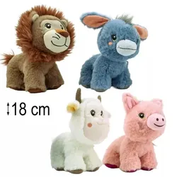 Stehende Tiere, 18 cm, 4 Sorten
