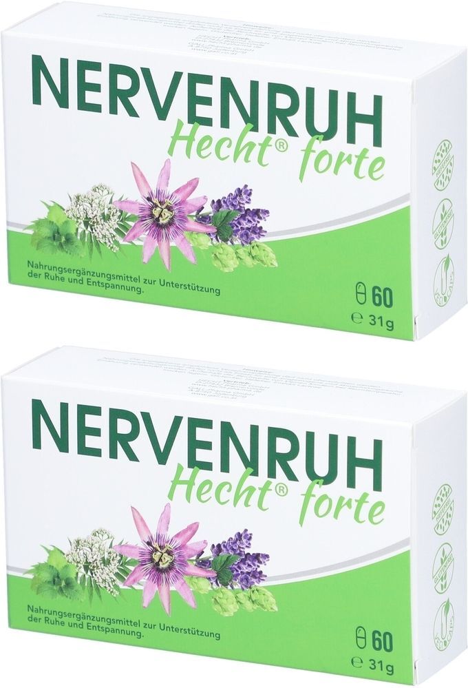 Hecht Pharma Nervenruh Hecht forte Kapseln 2x 2x60 St