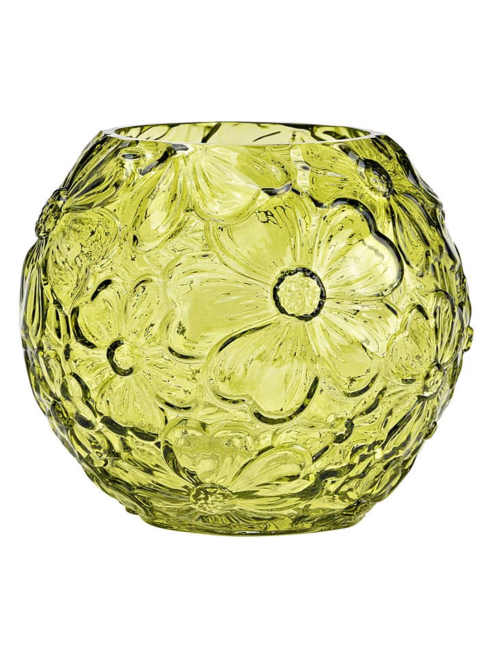 G. Wurm Vase in Grün - (H)16 x Ø 18 cm - onesize