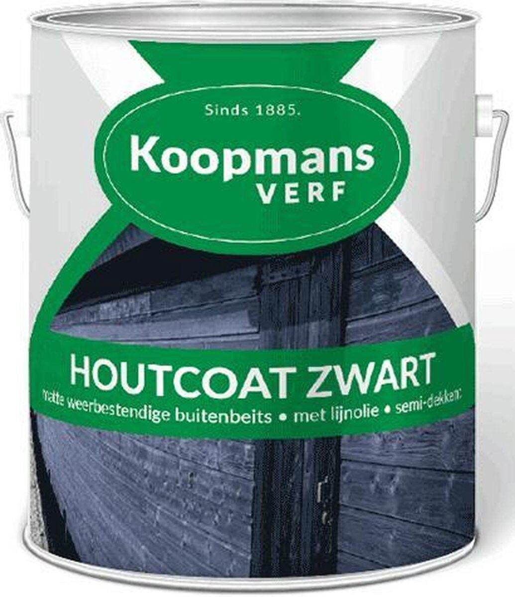 Koopmans Houtcoat Zwart
