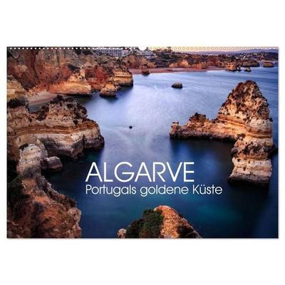 Algarve - Portugals goldene Küste (Wandkalender 2027 DIN A2 quer), CALVENDO Monatskalender