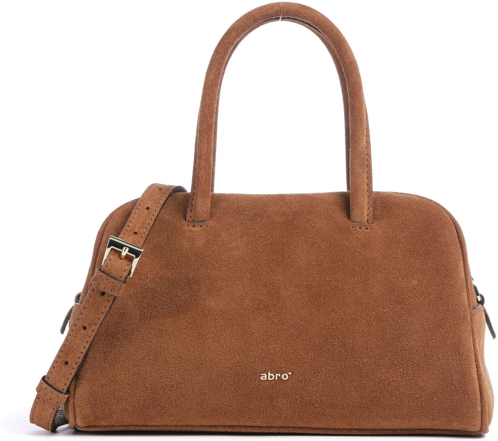 Abro Suede Amara Handtasche aus Leder, braun