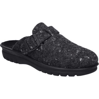 Hausschuh JOSEF SEIBEL "Metz 390, titan-multi", Damen, Gr. 36, grau (titan, multi), Obermaterial: 100% Textilmaterial TEXMAT., Schuhe Hausschuh