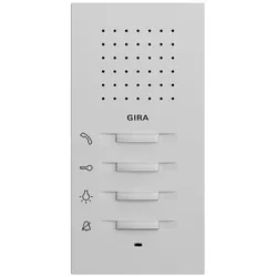 Gira Audio-Innenstation Bus Aufputz grau 125076 55x127x20mm Rufabschalt