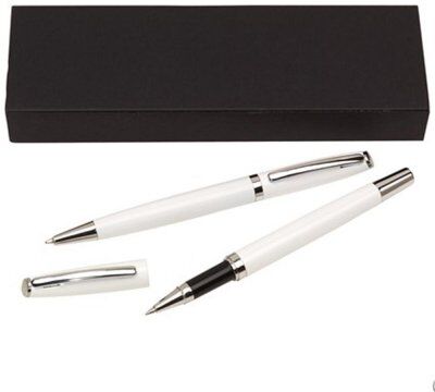 Set Scrittura ALPHABET: Penna & Roller in Alluminio, Gift Box Personalizzate o neutre