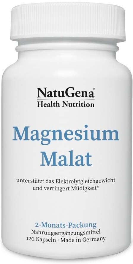 NatuGena Magnesium-Malat Kapseln 120 St
