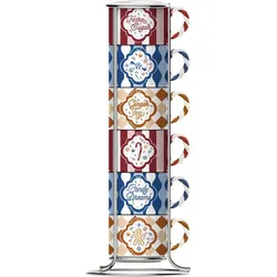 Bialetti, Tasse, Espressotassen Set Candyland (60 ml, 6x)
