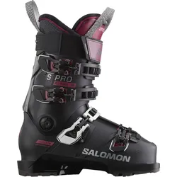 Salomon S/PRO ALPHA 110 EXPERT LINE Damen Skischuh - Black/Cordovan/Silver - 25