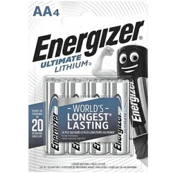 Energizer 4er-Pack Batterien »Ultimate Lithium« Mignon / AA / FR6