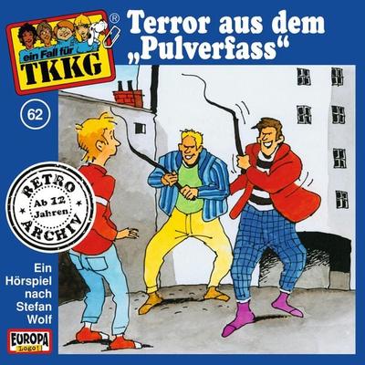 TKKG - Folge 62: Terror aus dem 'Pulverfass' - Stefan Wolf,H.G. Francis, Audio, 4064066627911