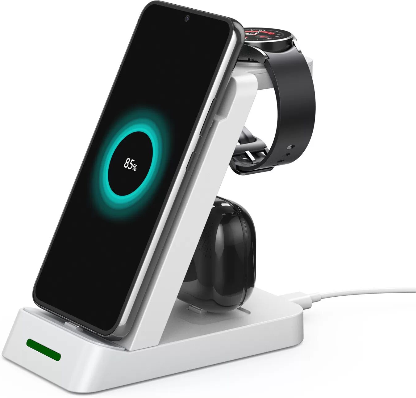 INF 3-in-1-Ladegerät für Handy, Samsung-Smartwatch und Kopfhörer