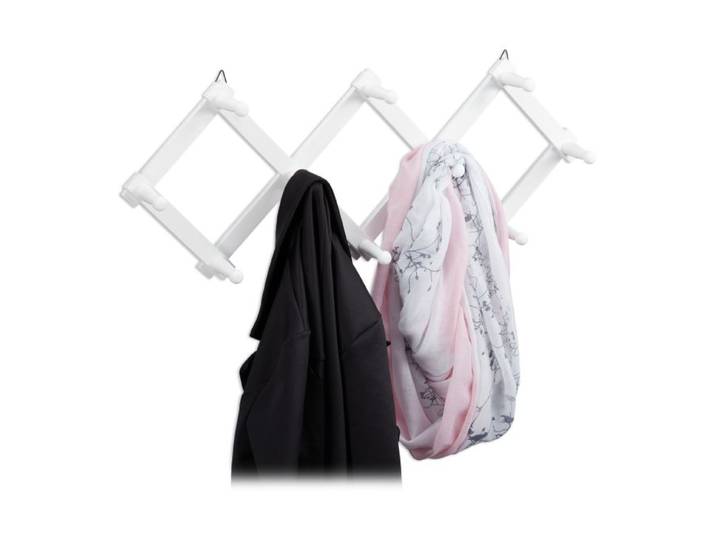 Relaxdays 2x Garde robe mural en bois pliable