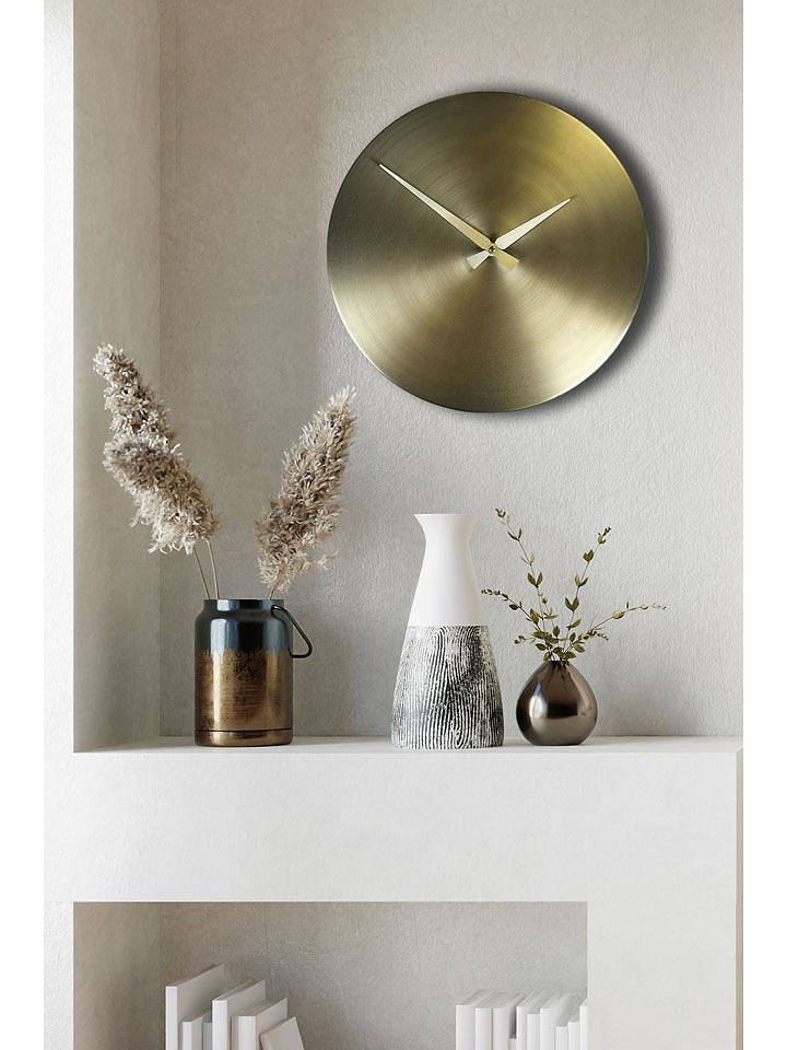 Scandinavia Concept Wanduhr in Gold - Ø 35 cm - onesize
