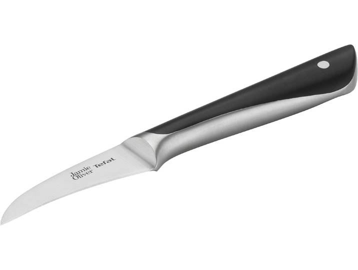 Schälmesser TEFAL Jamie Oliver Schälmesser 7cm , schwarz, Klingenlänge 7cm, Edelstahl, Kochmesser, Schälmesser