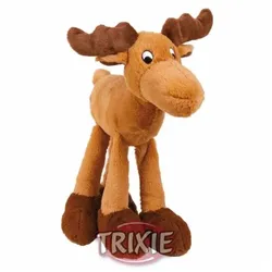Trixie Elch Hundespielzeug | Plüsch 30 cm für aktive Bewegung