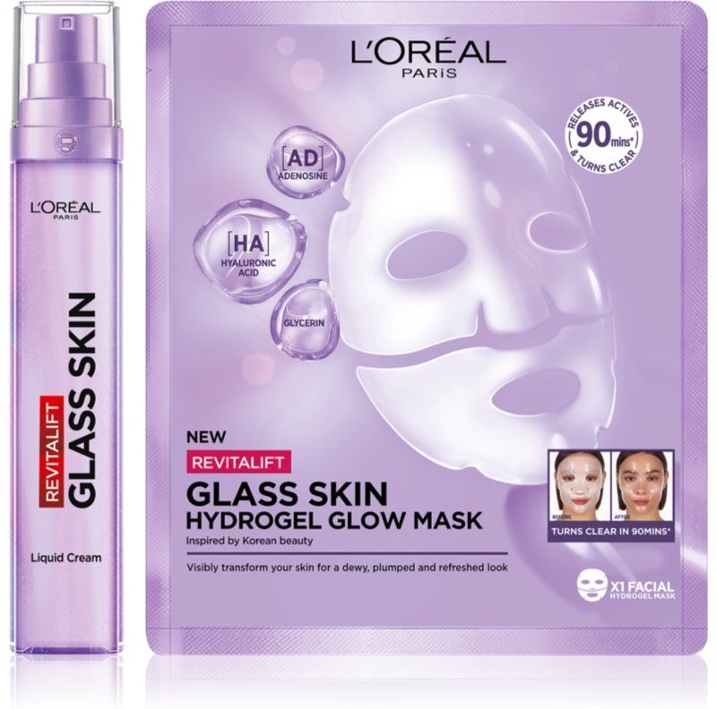 L’Oréal Paris Revitalift Filler Glass Skin coffret de soins pour le visage