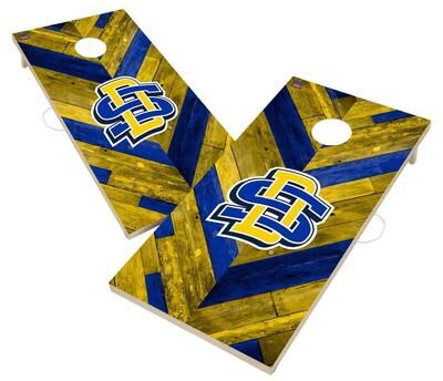 Skip's Garage South Dakota State Jackrabbits Cornhole Board Set