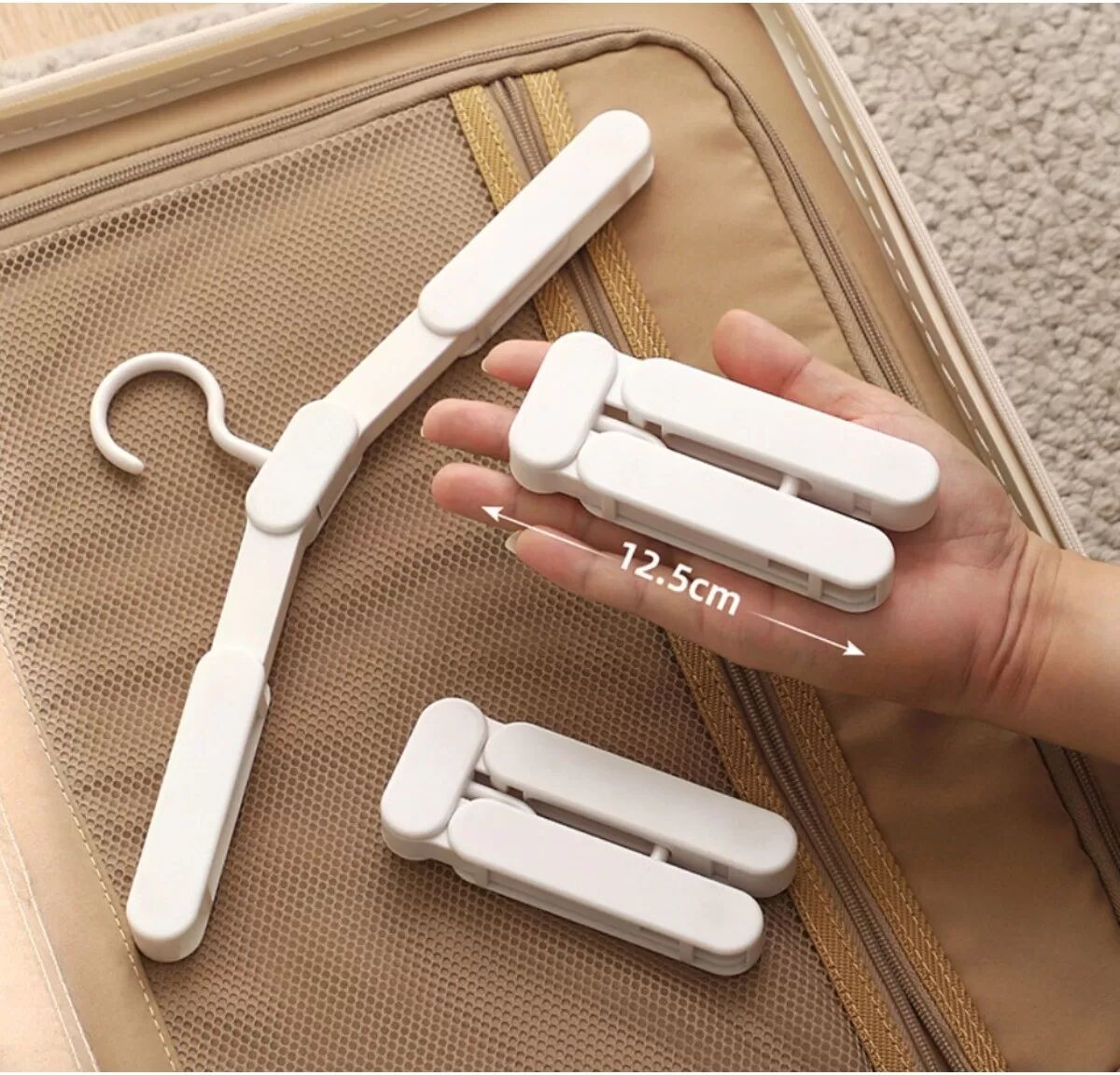 INF Lot de 3 cintres de voyage pliables - Portables pour vêtements