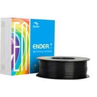 PLA+ Filament Black, 3D-Filament 1 kg, 1,75 mm, auf Rolle