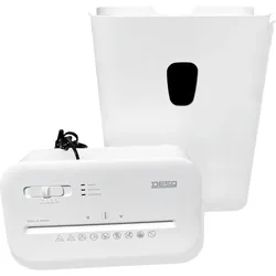 Desq, Aktenvernichter, Papierverniet P4-8V-15LTR White (20032) (Partikelschnitt)