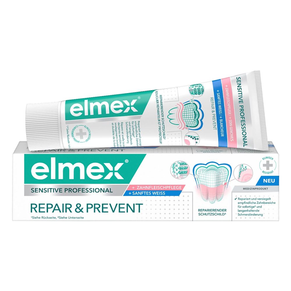 CP GABA GmbH Elmex Sensitive Professional Repair & Prevent + Sanftes Weiß Zah 20368624