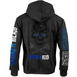 Broken Head Hoodie Original Blau M