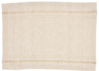 Saro Lifestyle Leno Stripe Elegance Placemat (Set of 4)