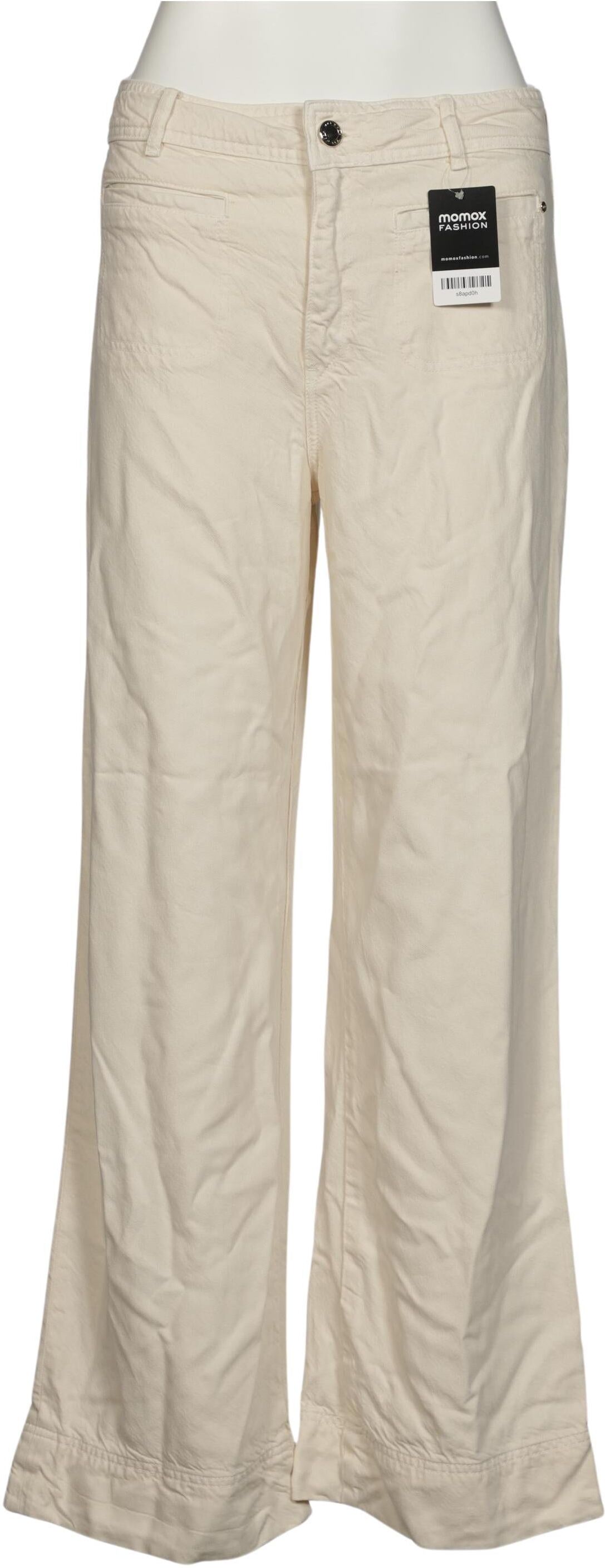 Mos Mosh Damen Stoffhose, Cremeweiß, Gr. W31, Lyocell - Second Hand