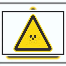 HB-Druck Vorsicht Giftige Stoffe Symbol Schild A2 (420x594mm)