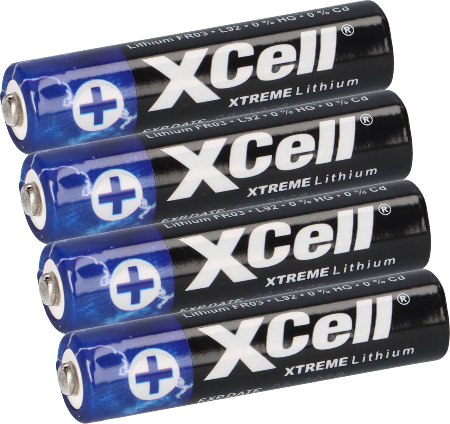 XCell Extreme Lithium FR03 Micro AAA Batterijen - 4 stuks