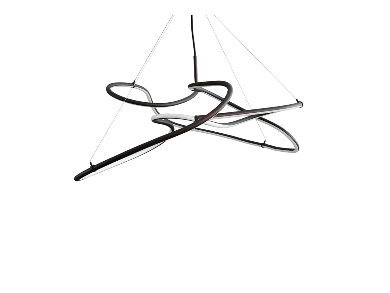 101 Copenhagen Ghost LED hanglamp - Zwart - Aluminium - 116 cm